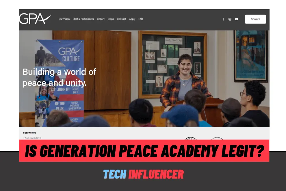 Is Generation Peace Academy Legit
